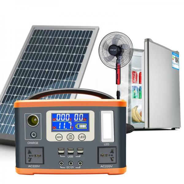 Quality 220V 500W Portable Solar Power Station High Capacity Home Power Generator for sale