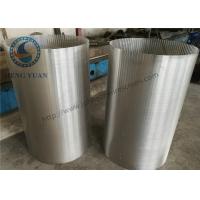 Quality 304 SS Johnson Screens Groundwater And Wells V Shape For Drum FIlter for sale