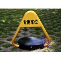 China CE Approved Remote Control Car Parking Locks Barrier Rise Height 460mm A3 Steel Triangle Car Blocker factory
