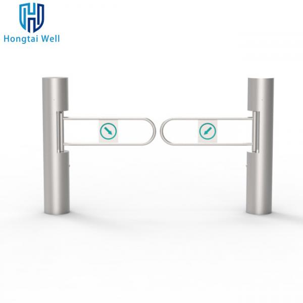 Quality Stainless Steel Bidirectional Swing Gate Turnstile Biometric Access Control for sale