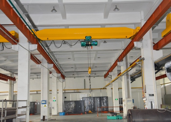 China 1Ton To 10Ton Wireless Radio Remote Control Overhead Crane Single Beam Bridge Crane factory