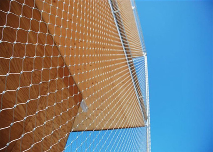 Durable High Strength Architectural Stainless Steel Wire Rope Mesh For Bridge