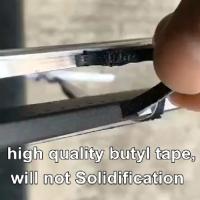 Quality Pure Butyl Sealant Tape For Double Glazed Windows Butyl Waterproof Tape for sale