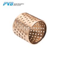China ISO Wrapped Bronze Bearing Bronze Wrapped Sliding Bearing With Oil Holes Seals factory