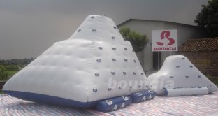 Quality Water Park Inflatable Water Iceberg / Inflatable Water Climbing Wall for sale