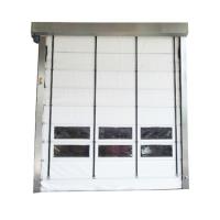 China Exterior PVC Folding Door , High Speed Shutter Door for Warehouse factory