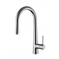Quality Polished Commercial Sink Mixer Tap / Brass Kitchen Basin Water Tap , for sale