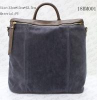 Buy cheap Fake Suede & PU Backpack School Bags For Men With Secret Pocket , Customized from wholesalers