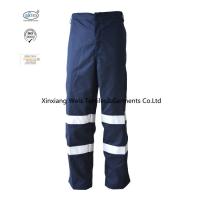 china High Vis 65% Polyester 35% Cotton Double Reflective Tape 260gsm Work Pants