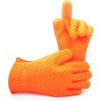 China silicone mitt silicone oven glove Waterproof and heat-resistant kitchen accessories SK-088 for sale