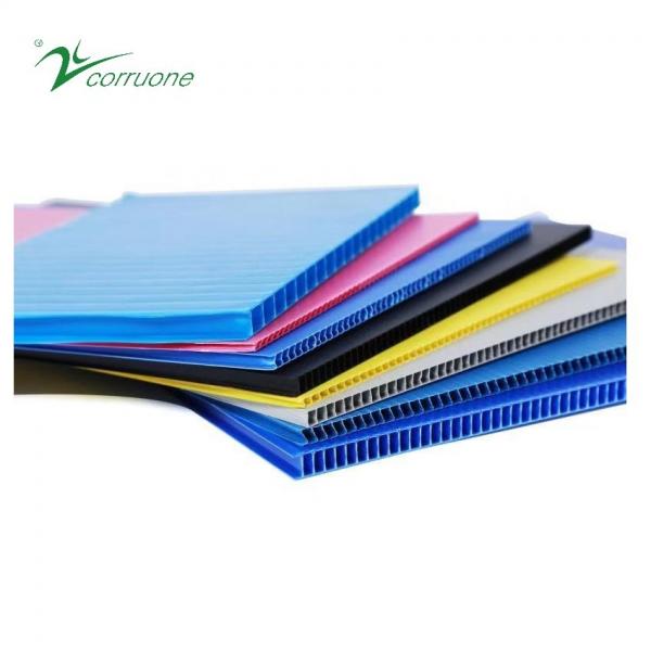 Quality 3mm 4mm Recycled Corrugated Plastic Sheets PE PP Hollow Board for sale