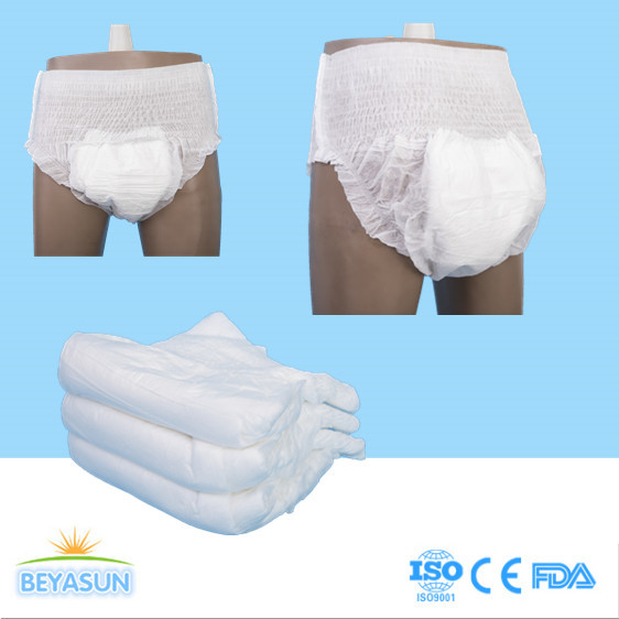 Quality Soft Disposable Single Tab Adult Pull Ups Pants Diapers Without Chemicals for sale