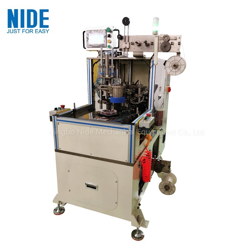 China Double End Coil Lacing Machine For Automotive Motor Stator factory