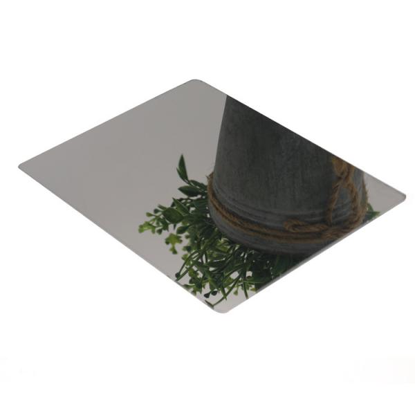Quality 1000mm 304 6K 8K Mirror Stainless Steel Sheet For Home Hotel Decorative for sale