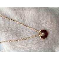 Quality XS Model High End Custom Jewelry Amulette De Necklace 18K Rose Gold Carnelian for sale
