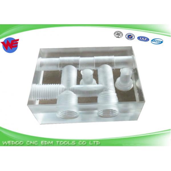 Quality Sodick 3050651 Aspirator Block Upper / Lower S5026 EDM Spare Parts Pipe 66.5*53.5*30 for sale
