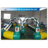 China Sport Games Inflatable Go Kart Track / Horse Track Inflatable Racing Track for sale