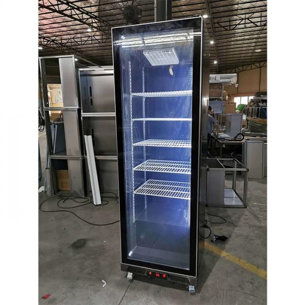 Quality 1 Door 500L Convenience Store Display Cooler For Dairy for sale