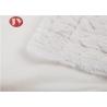 China Leaves Embossed Rabbit Plush Fur Blanket Heavy Warm OEM/ODM Logo Grade A factory