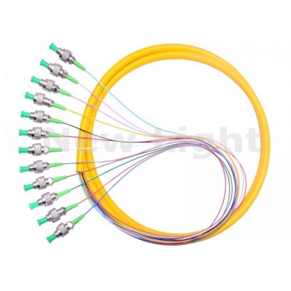 Quality Simplex Single Mode Fiber Optic Jumper Cables FC UPC 12 Core Fanout Fiber Optic for sale