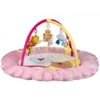 China Pink Baby Play Gym and Mat , Baby Growing Baby Musical Play Gym factory