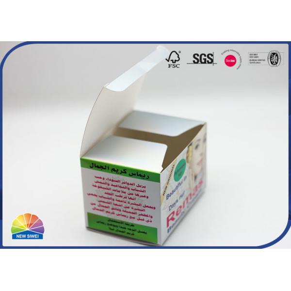 Quality Cosmetics Paper Packaging Folding Carton Box With Custom Size Print for sale