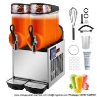 China 2x12L Dual Bowl Cafes Restaurants  Margarita Ice Machine Slushie Maker for sale