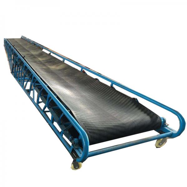 Quality Corrugated Belt Conveyor Fire Resistant Small Mobile Belt Conveyor for sale