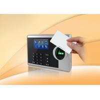 China Free Software Fingerprint Time Clocks For Small Business , 3 Inch TFT Color Screen factory