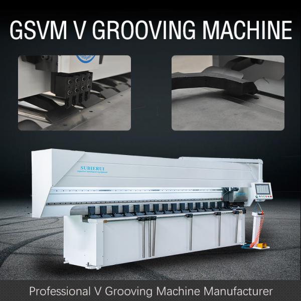 Quality Compact Sheet Metal Grooving Machine V Groove Cutter Machine For Elevator Interior Design for sale