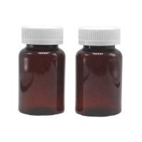 China Securely Store Supplements with 120mL 4oz Translucent Amber Pill Containers and Cap factory