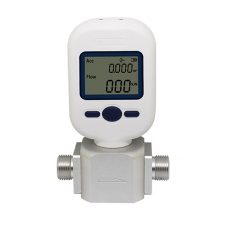 China Portable Thermal Gas Mass Flow Meter Air Flow Meters Low Pressure Air Gas Flow Meter factory