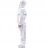 China White Blue Disposable Isolation Gown , Disposable Coverall Suit For Intensive Care Unit factory