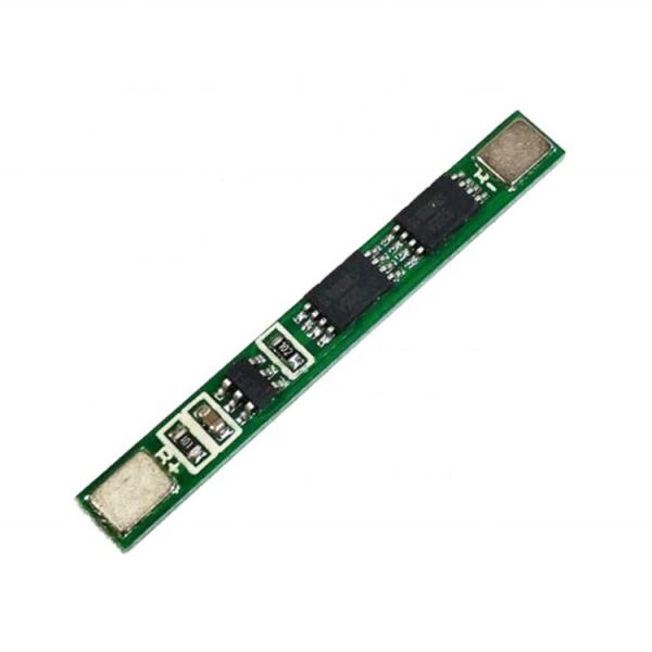 Quality Single Cell Dual MOS BMS Battery Protection Board 3.7V polymer lithium for sale