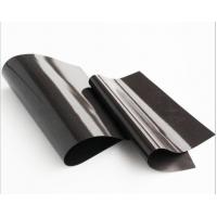 China Ferrite Magnetic Sheet Rolls 120 Degree Melting Magnet Rubber Sheet Brown color Plain Flexible rubber magnetic vinyl for sale