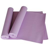 China Light purple latex free PVC sticky yoga mat factory