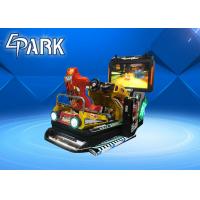 China Interactive Rocking Seat Arcade Racing Game Machine With 55 Inch Screen factory