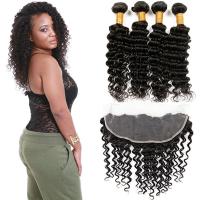 China Healthy 100 Unprocessed Virgin Brazilian Hair Deep Wave Customized Color factory