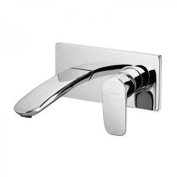 Quality Polished Wall Mounted Mixer Taps G1/ 2 131mm 210mm Brass Material for sale
