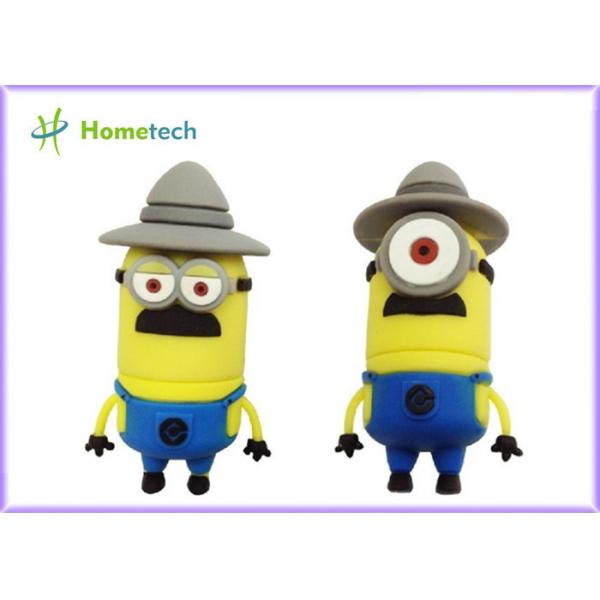 Quality Rubber Despicable Me Cartoon USB Flash Drive for sale