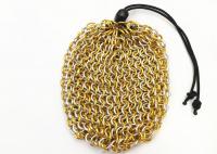 China DIY Stainless Steel Aluminum Chainmail Metal Ring Mesh Dice Bag With Color Plated factory