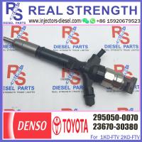China Diesel Engine Fuel Injector 295050-0070 Common Rail Injetor 23670-30380 for TOYOTA 1KD-FTV factory