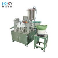 China 10g Tube Masage Cream Cosmetic Paste Filling Machine Full Automatic factory