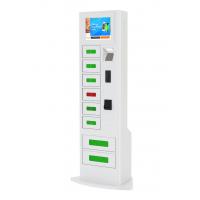 China Coin Note Card Access Mobile Phone Charging Station with Touch Screen For Shopping Mall for sale