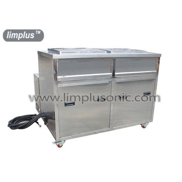 Quality Marine Engine Parts ultrasonic cleaning machine With Oil Filter System , 135L Two Tanks for sale