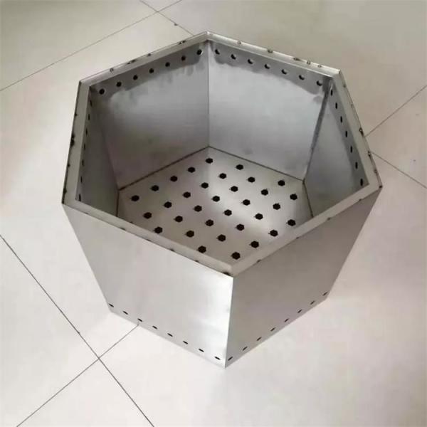 Quality Hexagon Wood Burning Fire Pit Double Stainless Steel Smokeless Stove For Camping for sale