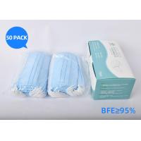 China Antibacterial Disposable Facial Mask High Breathability OEM ODM Available factory
