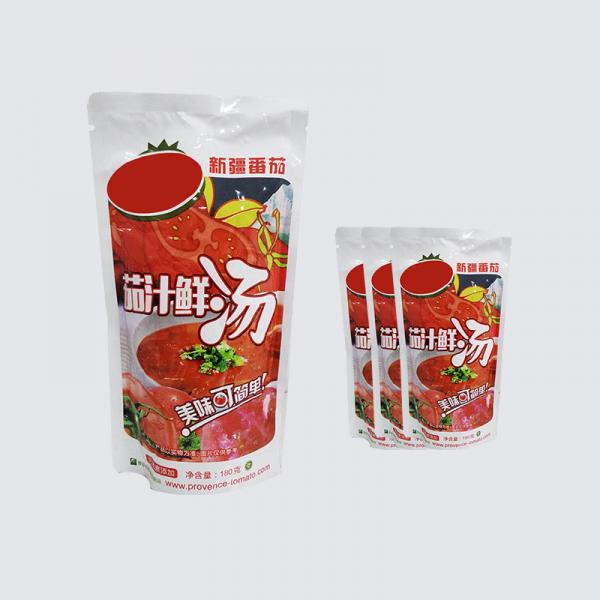 Quality 180g Pouch Tomato Sauce Low Sodium Carbohydrates And 5% Energy for sale