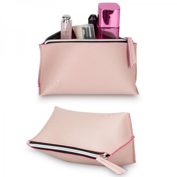 Quality Small Lightweight Luxury Cosmetic Pouch Makeup Toiletry Travel Organiser 10x5x3" for sale