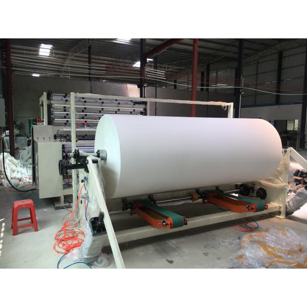 Quality Non - Stop Kitchen Towel / Toilet Tissue Production Line With Stable Speed 220m/Min for sale